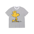 Peanuts Graphic Striped Cotton T-Shirt
