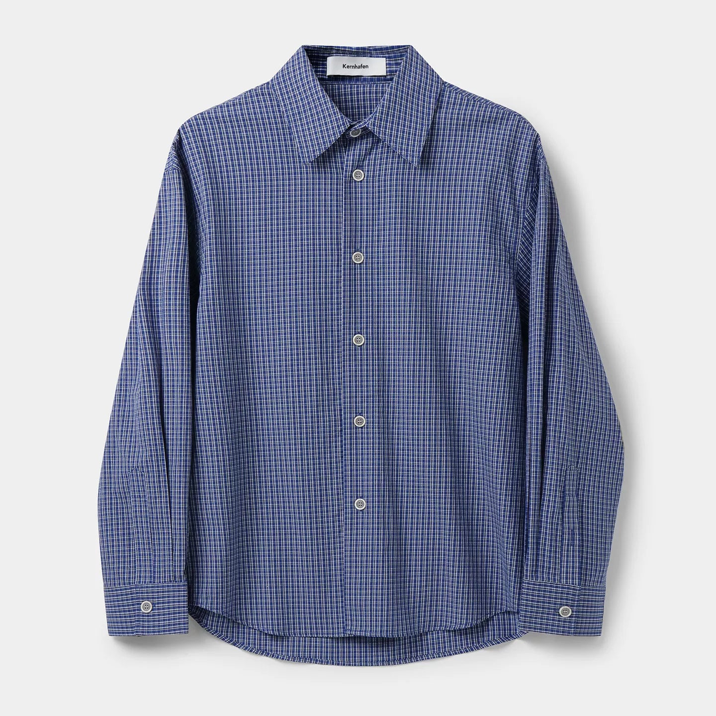 Oversized Plaid Button-Down Shirt