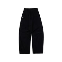 Curved Silhouette Corduroy Trousers
