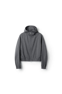 Compact Hooded Bomber Jacket