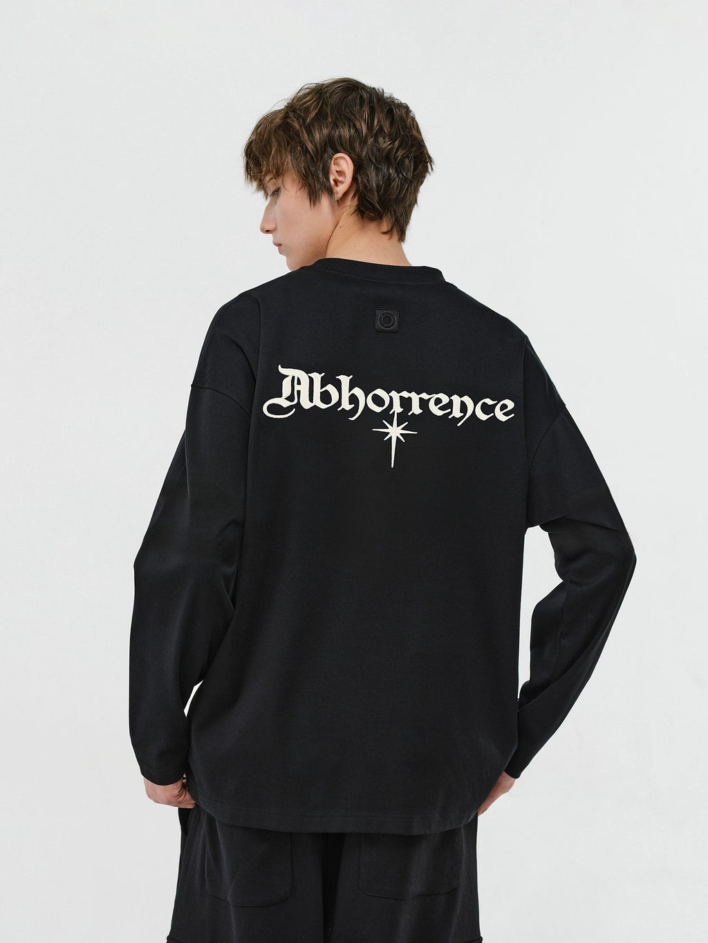 Gothic Star Graphic Long-Sleeve Tee