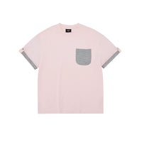 Striped Pocket Cotton T-Shirt