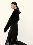 Double-Layered Hazy Maxi Skirt