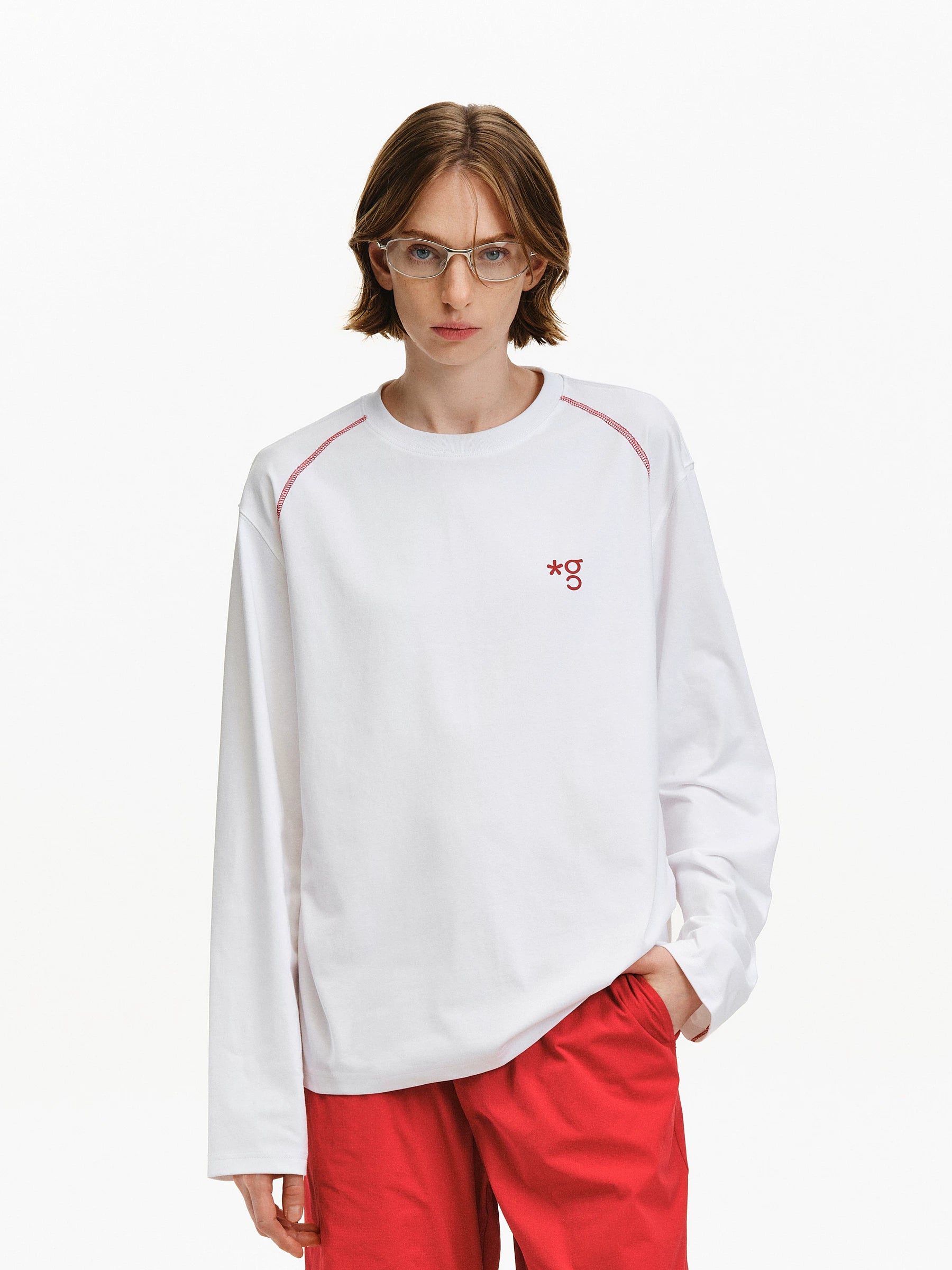 Graphic Print Long-Sleeve T-Shirt