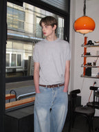 Knitted Crewneck Short Sleeve Tee