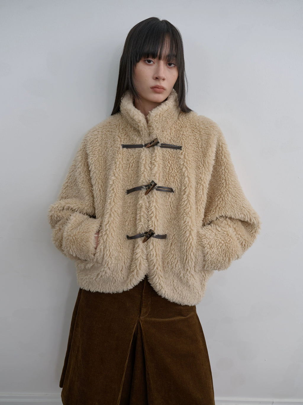Faux Fur Toggle Jacket