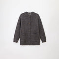 Textured Wool-Blend Loop Yarn Cardigan