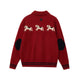 Equestrian Jacquard Polo Sweater