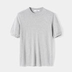 Knitted Crewneck Short Sleeve Tee