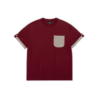 Striped Pocket Cotton T-Shirt