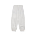 Linen Blend Pleated Wide-Leg Trousers