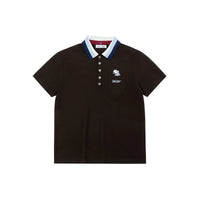 Snoopy Embroidered Cotton Polo Shirt