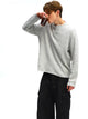 Wool Blend Henley Knit Sweater