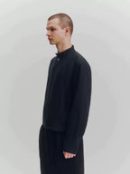 Iguacu Linen Stand Collar Jacket