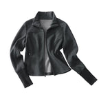 Fleece Stand Collar Zip Jacket