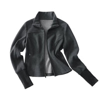 Fleece Stand Collar Zip Jacket