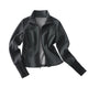 Fleece Stand Collar Zip Jacket