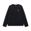 Graphic Print Long-Sleeve Crewneck