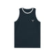 Contrast Trim Embroidered Tank Top