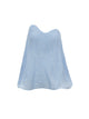 Sculptural Curved Strapless Top