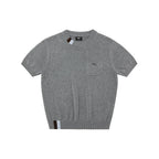Wool Blend Embroidered Pocket Knit Top